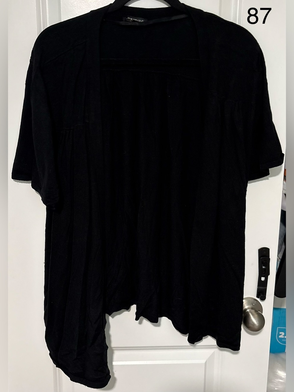 Lane Bryant Black Women’s Open Cardigan
